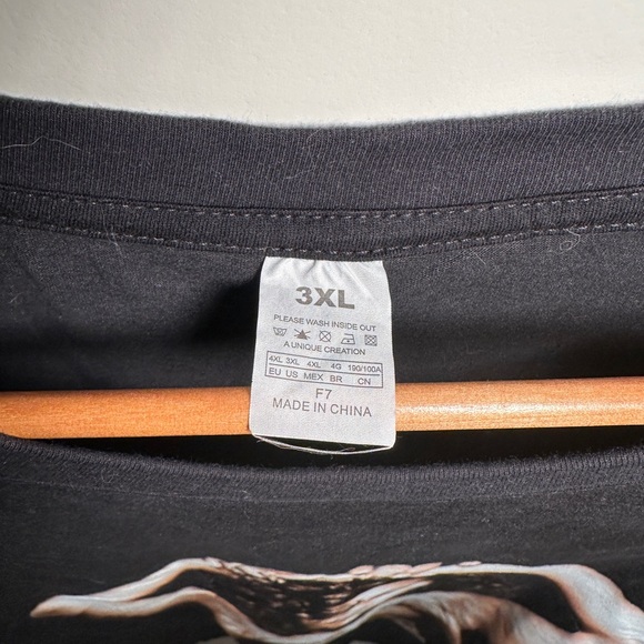 JANET JACKSON - Black Graphic TShirt, 3XL - Picture 3 of 4